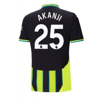 Manchester City Manuel Akanji #25 Fußballbekleidung Auswärtstrikot 2024-25 Kurzarm